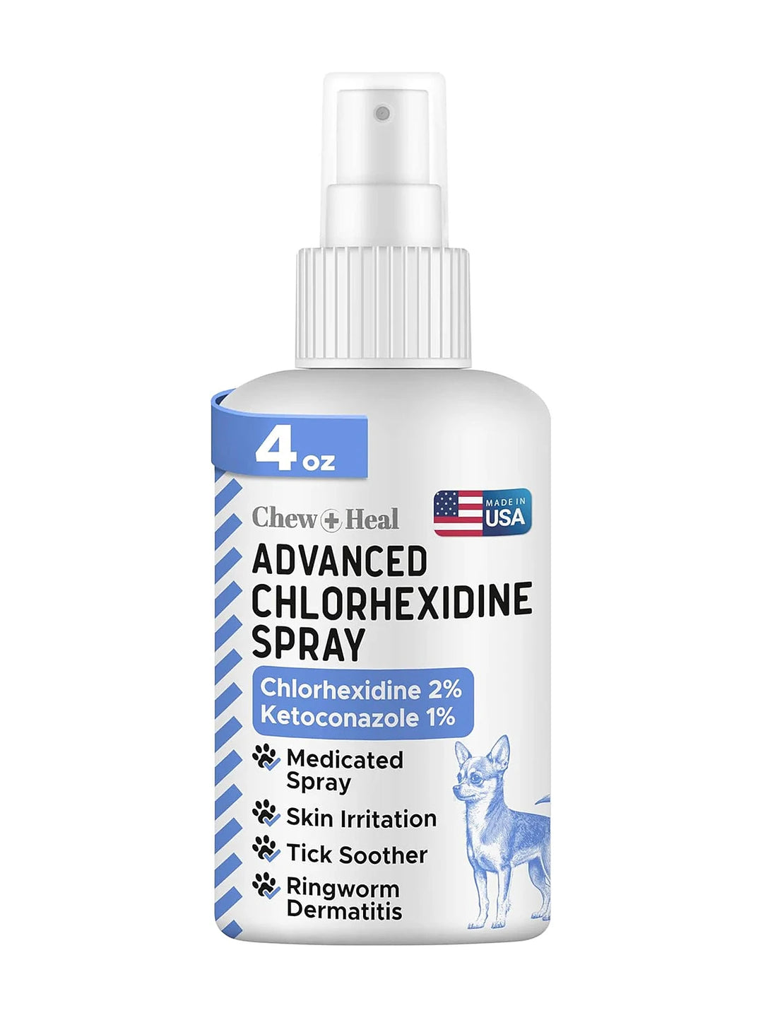 Advanced Chlorhexidine Medicated Wound Care Spray for Dogs