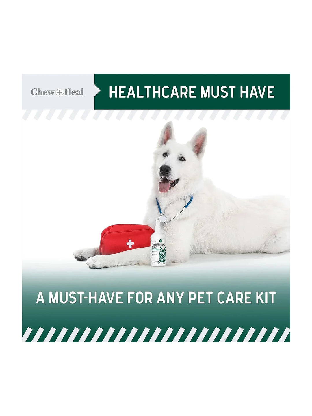 Advanced Hydrocortisone Medicated Wound Care Spray for Dogs