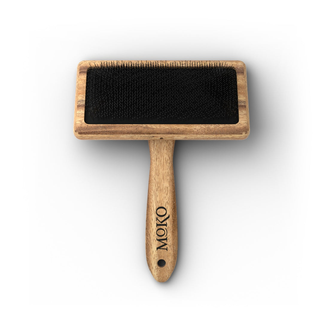 Moko Bamboo Slicker Brush