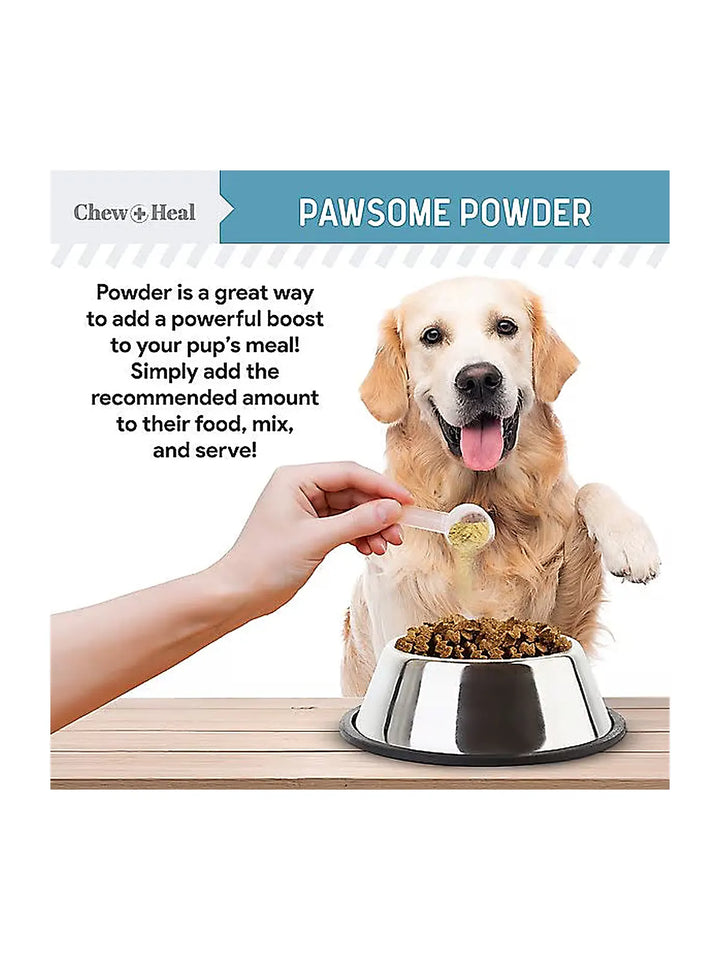 Chew + Heal Daily 12-in-1 Multivitamin, Multifunctional Wellness Powder Supplement for Dogs