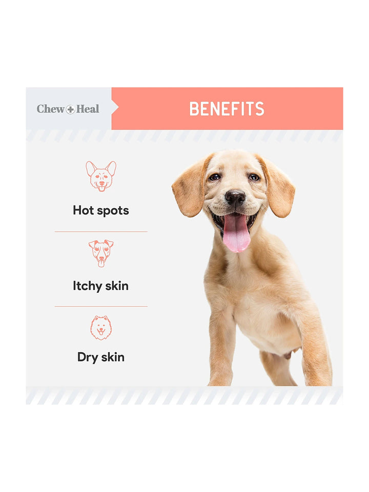 Chew + Heal Natural Hot Spot Relief Topical Liquid for Dogs, 2-fl oz bottle