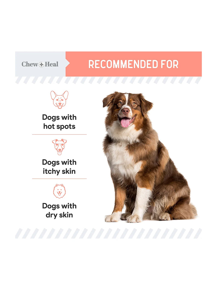 Chew + Heal Natural Hot Spot Relief Topical Liquid for Dogs, 2-fl oz bottle