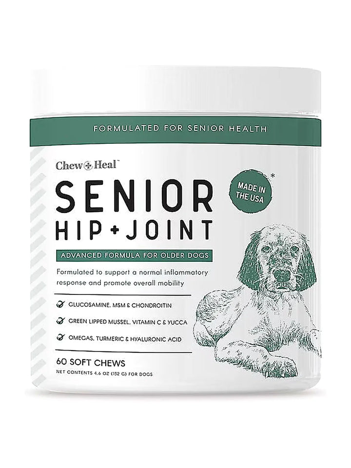 Chew + Heal Senior Hip & Joint Dog Supplement