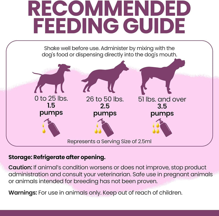 Liquid Collagen Supplement for Dogs – 4 oz Pump Bottle