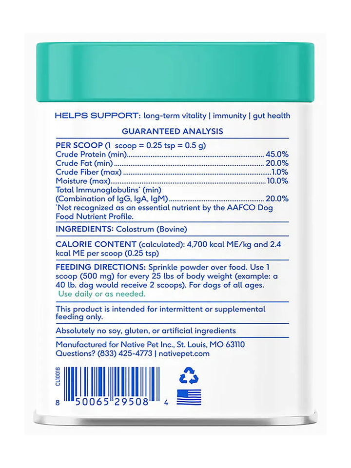 Colostrum - Bioactive support for vitality