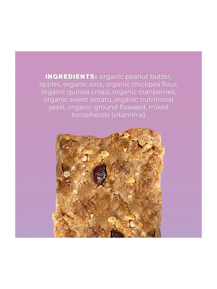 Cranberry & Sweet Potato Snack Bars