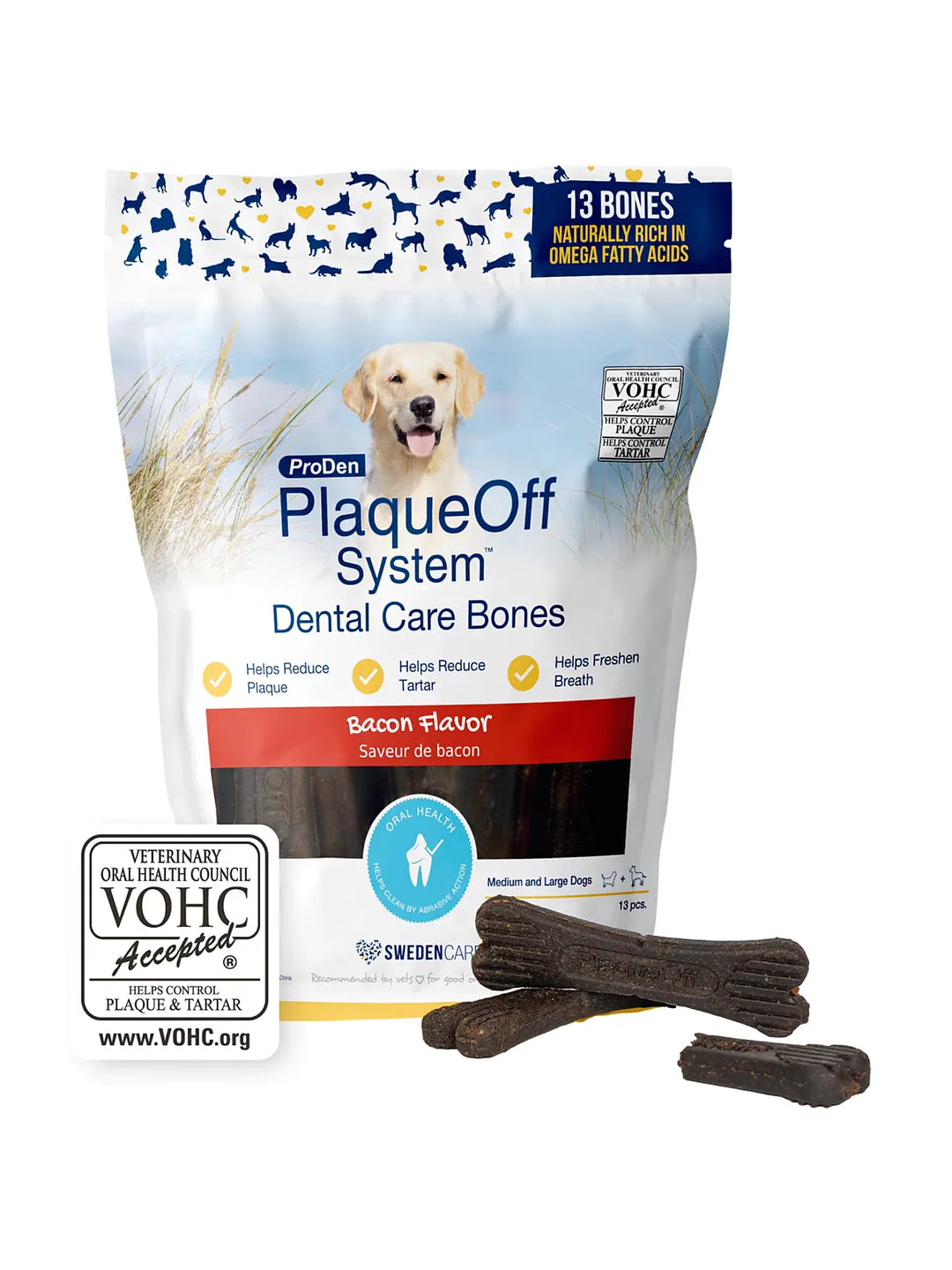 Dental Care Bones - Bacon Flavor