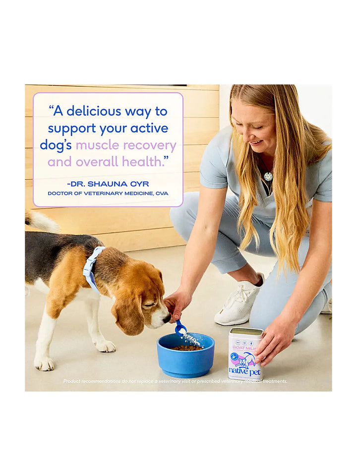 Goat Milk - Fuels active pups + promotes recovery