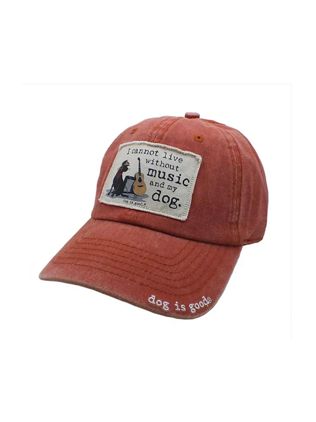 Hat: I Cannot Live Without Music and My Dog