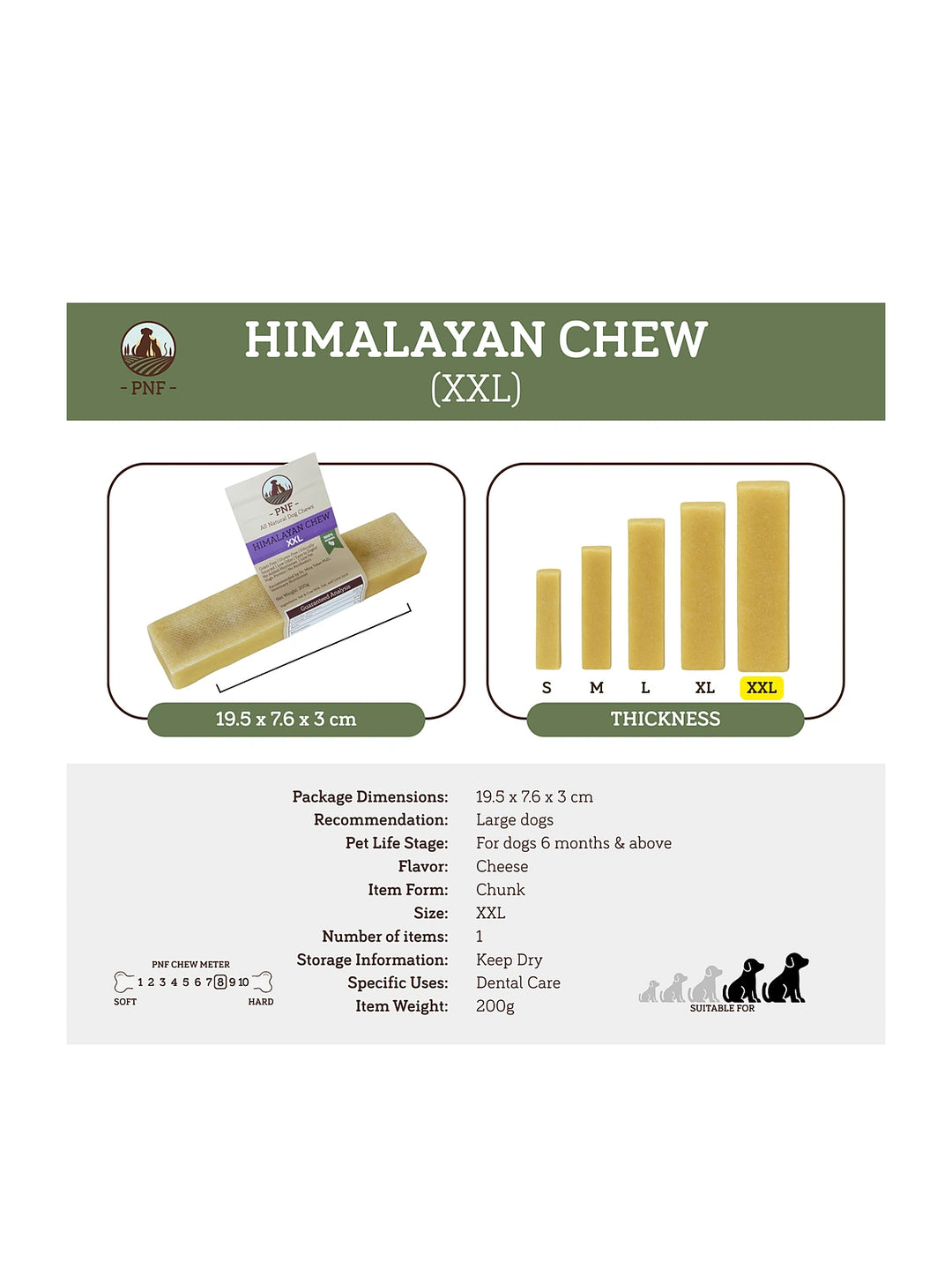 Yak Himalayan Chews XXL