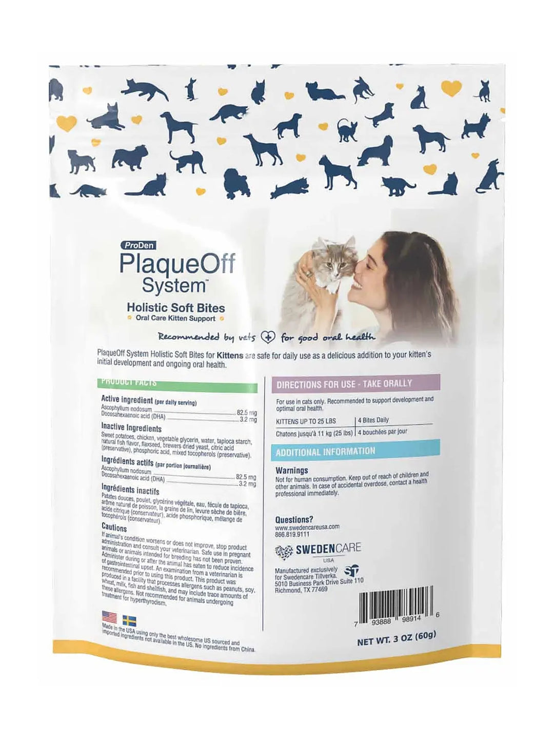 Holistic Soft Bites for Kittens - Oral Care Kitten Formula