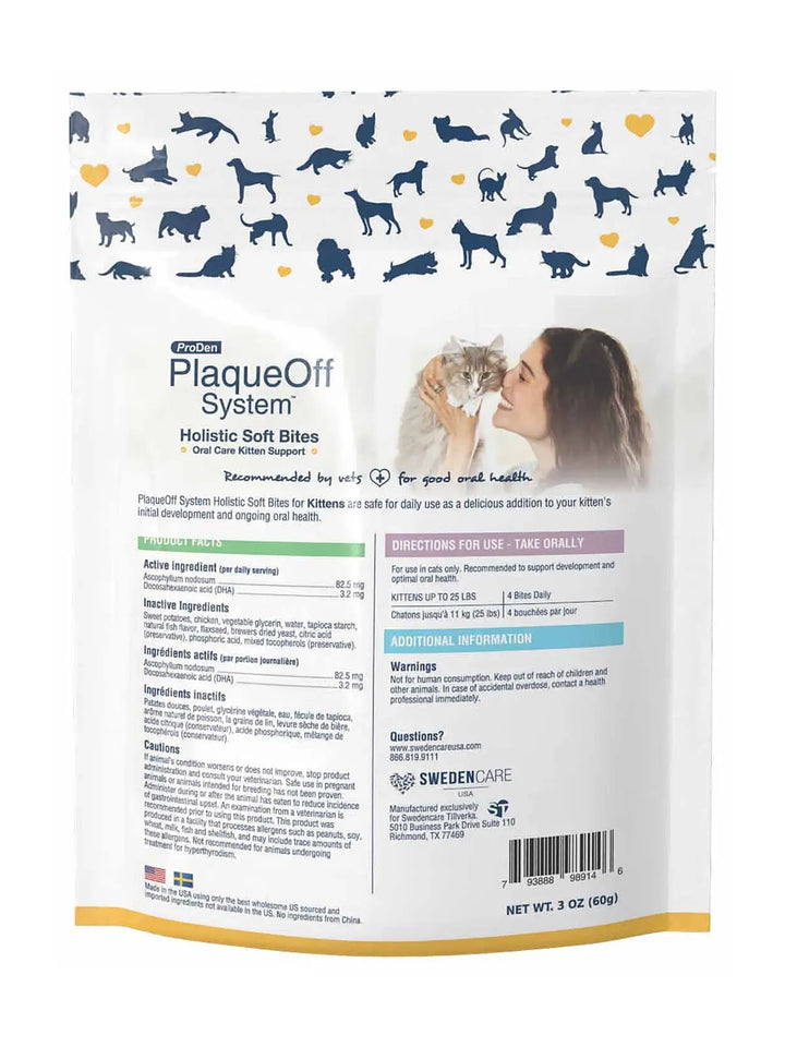 Holistic Soft Bites for Kittens - Oral Care Kitten Formula