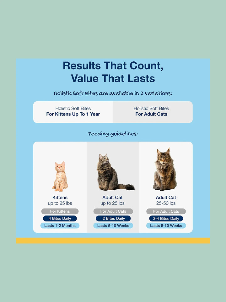 Holistic Soft Bites for Kittens - Oral Care Kitten Formula