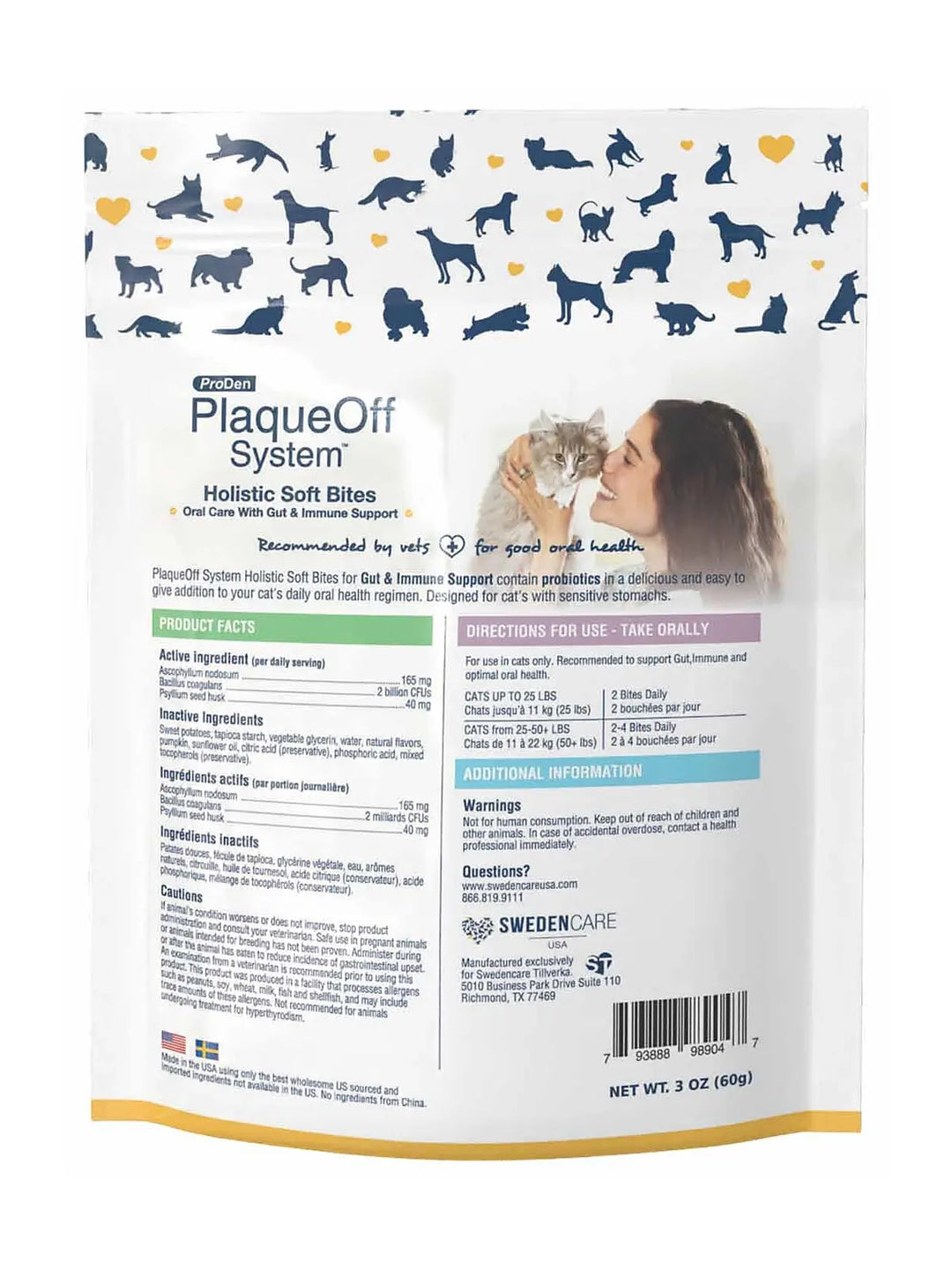 Holistic Soft Bites - Oral Care with Gut & Immune Support Sweet Potato and Pumpkin Flavor