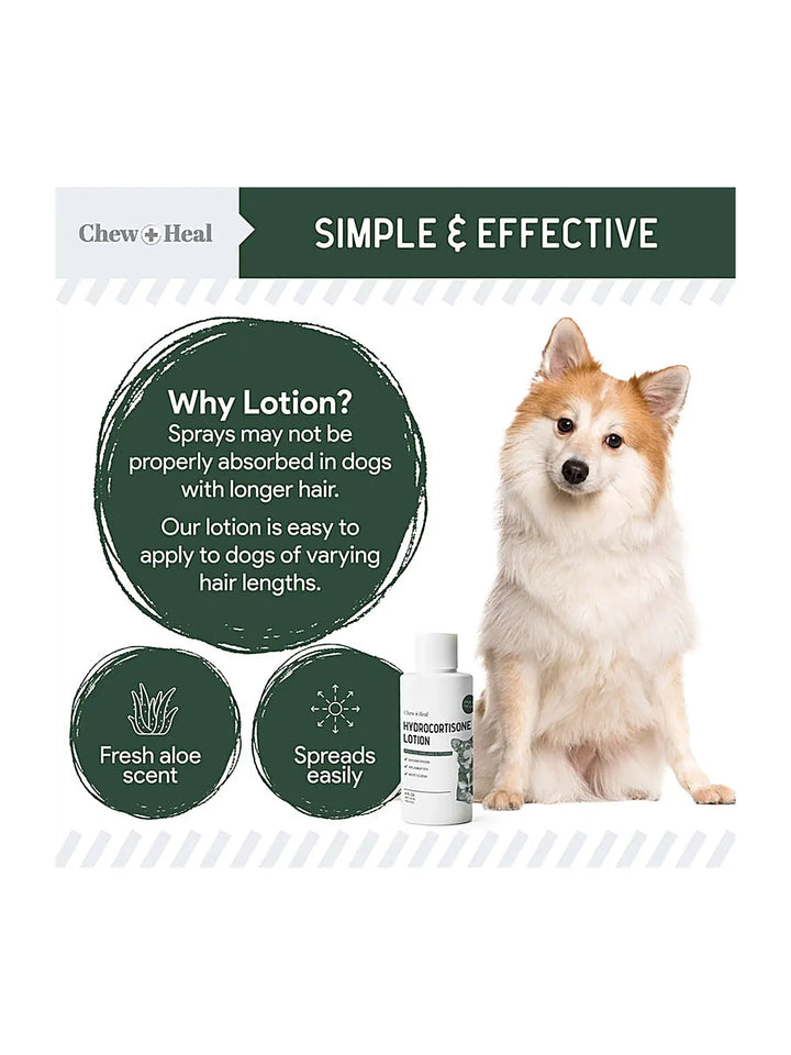 Hydrocortisone Lotion for Dogs 8oz