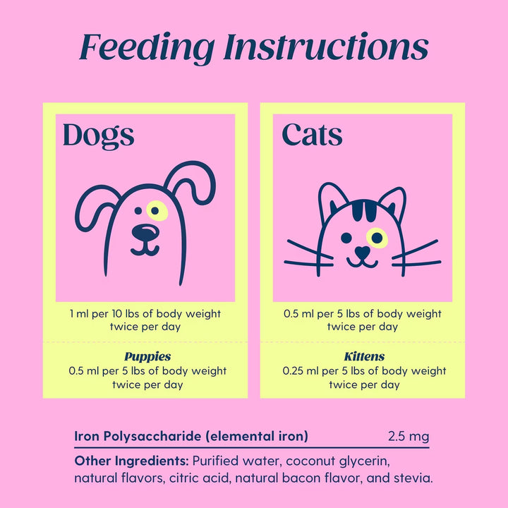 Taily Iron Supplement for Dogs & Cats, 4 oz