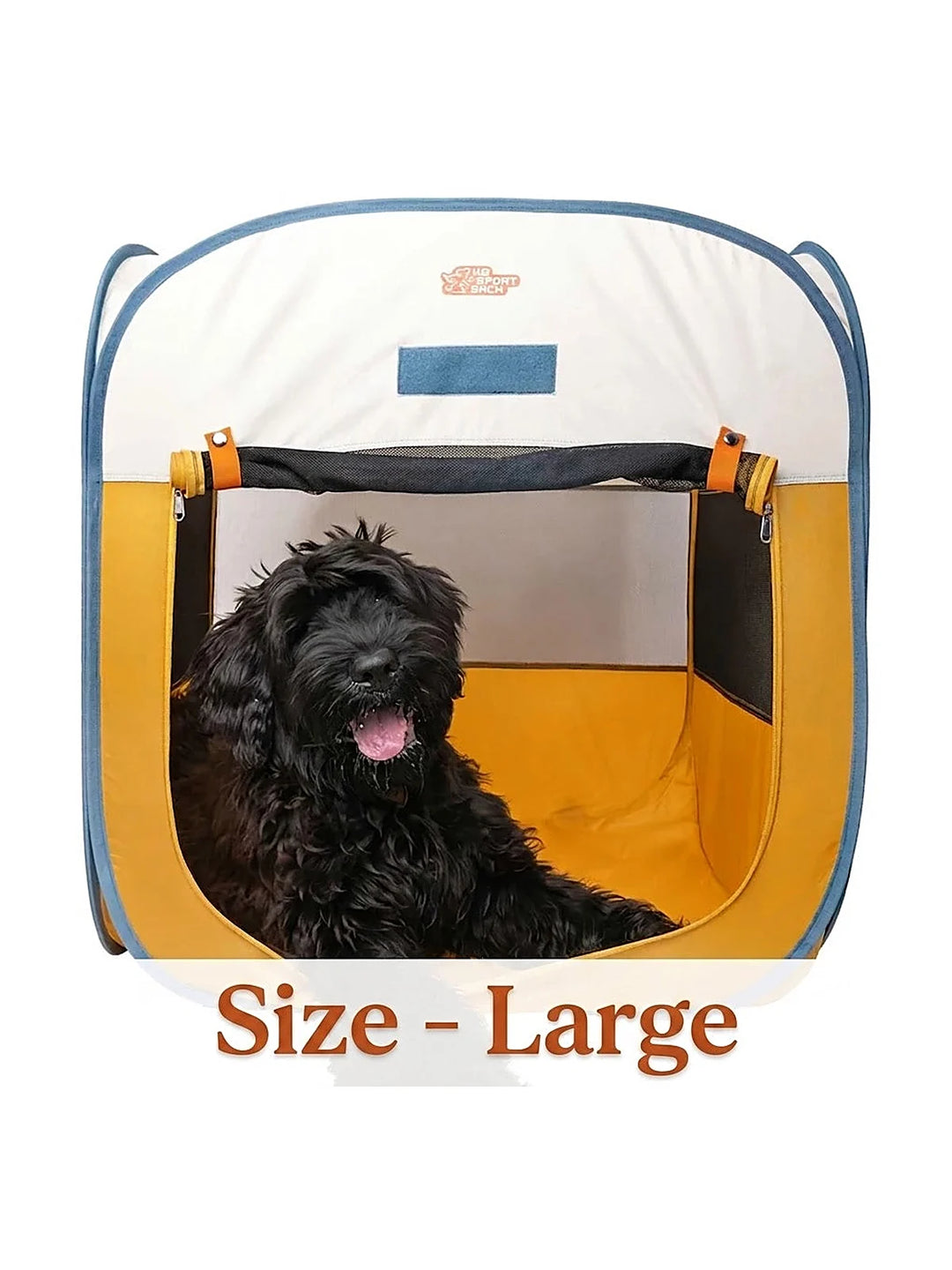 K9 Kennel Pop-Up Dog Tent - Yellow