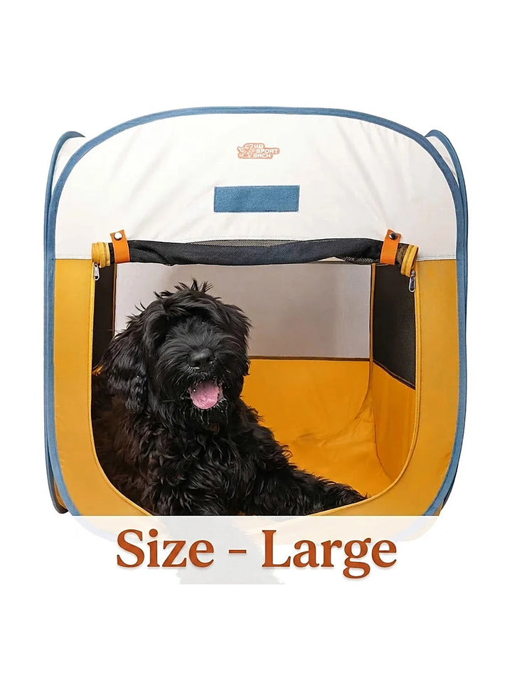K9 Kennel Pop-Up Dog Tent - Yellow