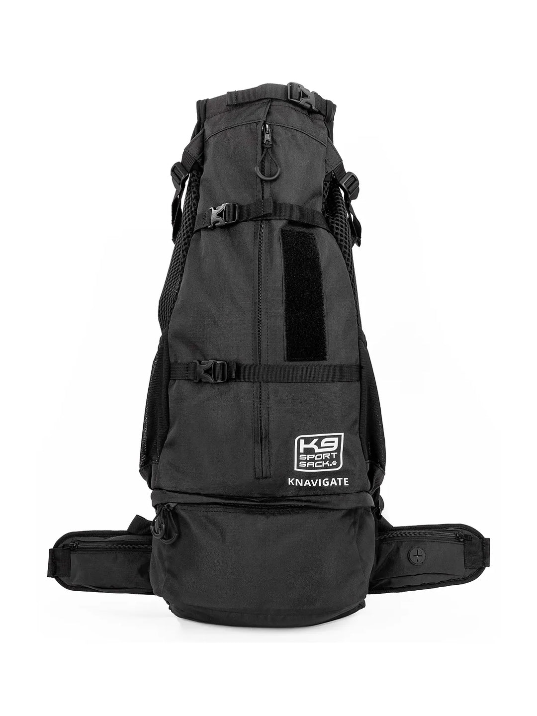 Knavigate - Advanced Dog Carrier with Internal Frame & Hip Belt, Black