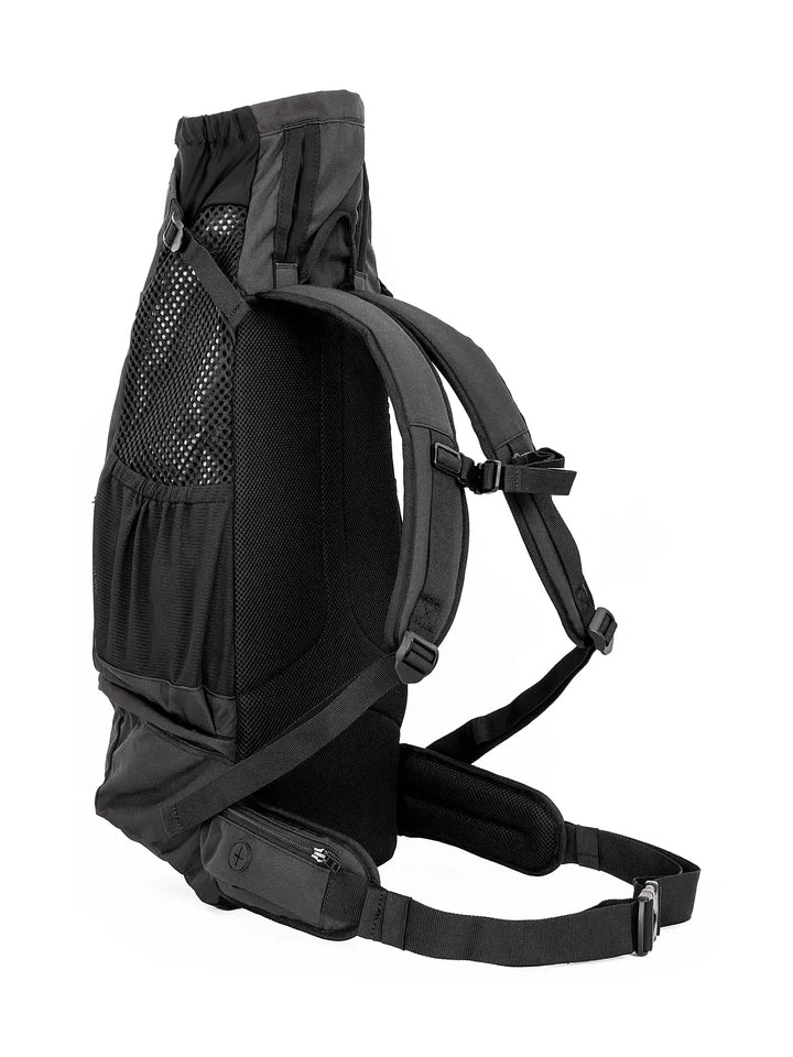 Knavigate - Advanced Dog Carrier with Internal Frame & Hip Belt, Black