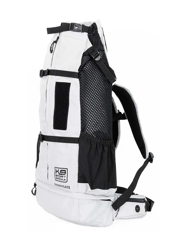 Knavgiate Advanced Dog Carrier Rental – Internal Frame & Hip Belt, Lunar Rock – Daily Rental
