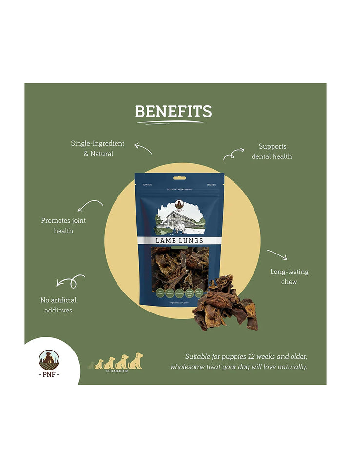 Lamb Lungs Treats 100g