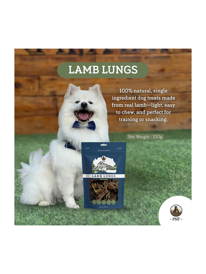 Lamb Lungs Treats 100g