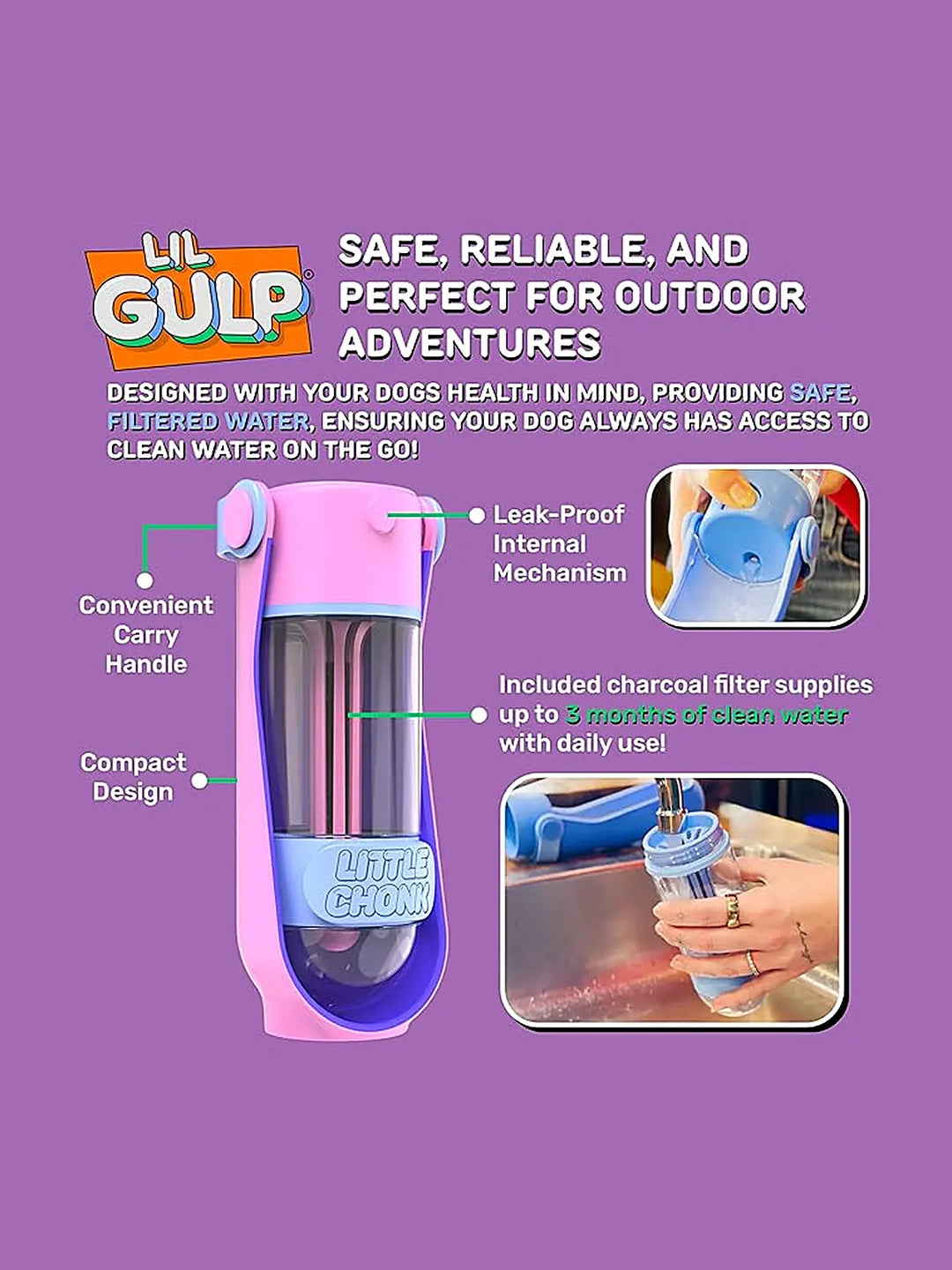 Lil Gulp The Ultimate Doggy Water Bottle