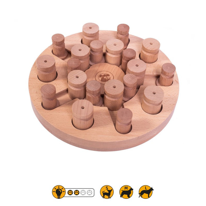 Mandala & Star Interactive Dog Puzzle Toy