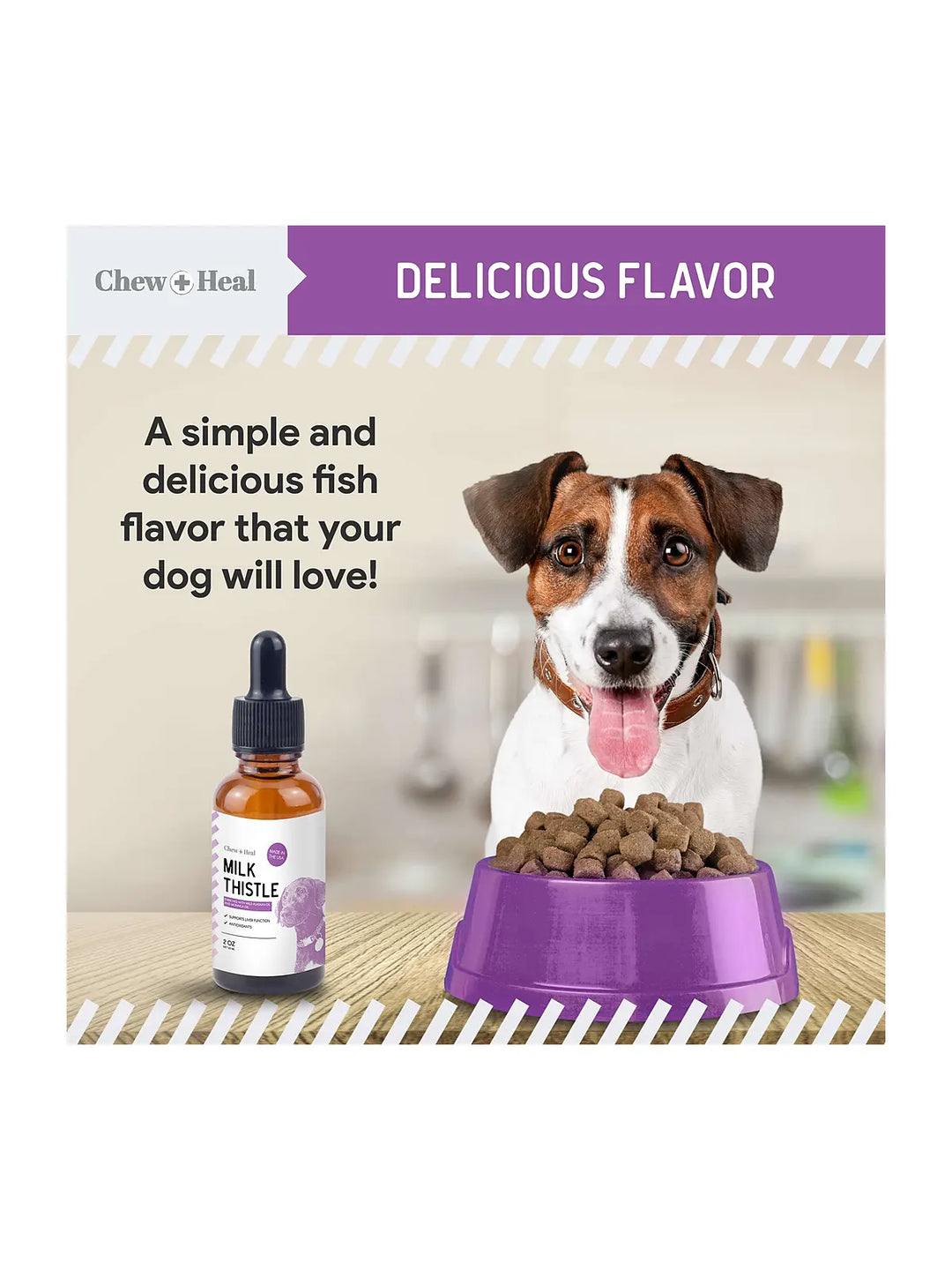 Milk Thistle Tincture with Moringa Oil & Salmon Oil Liquid Kidney & Liver Health Supplement for Dogs(2oz)