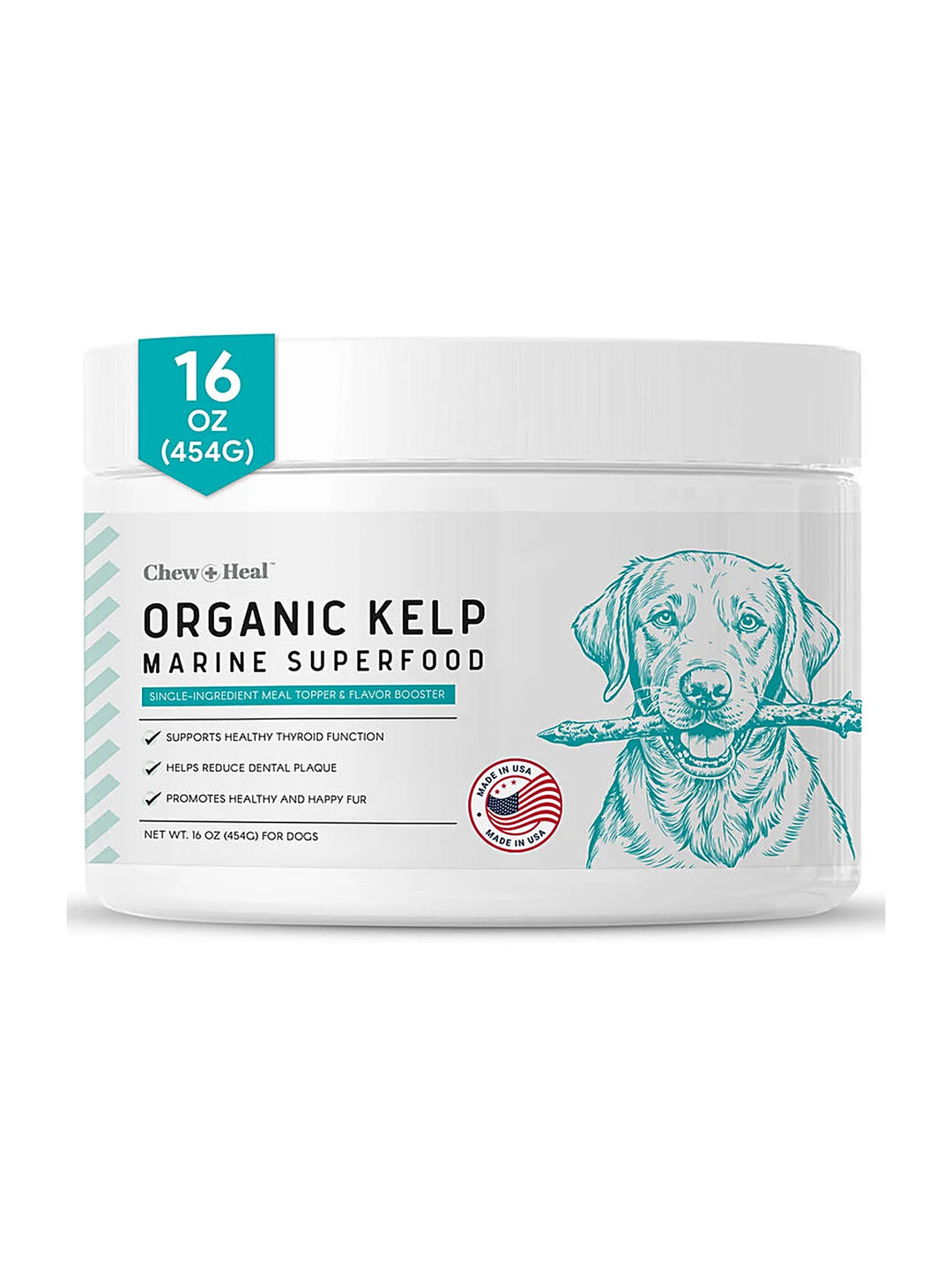Organic Kelp Marine Superfood Granules Dental Supplement for Dogs