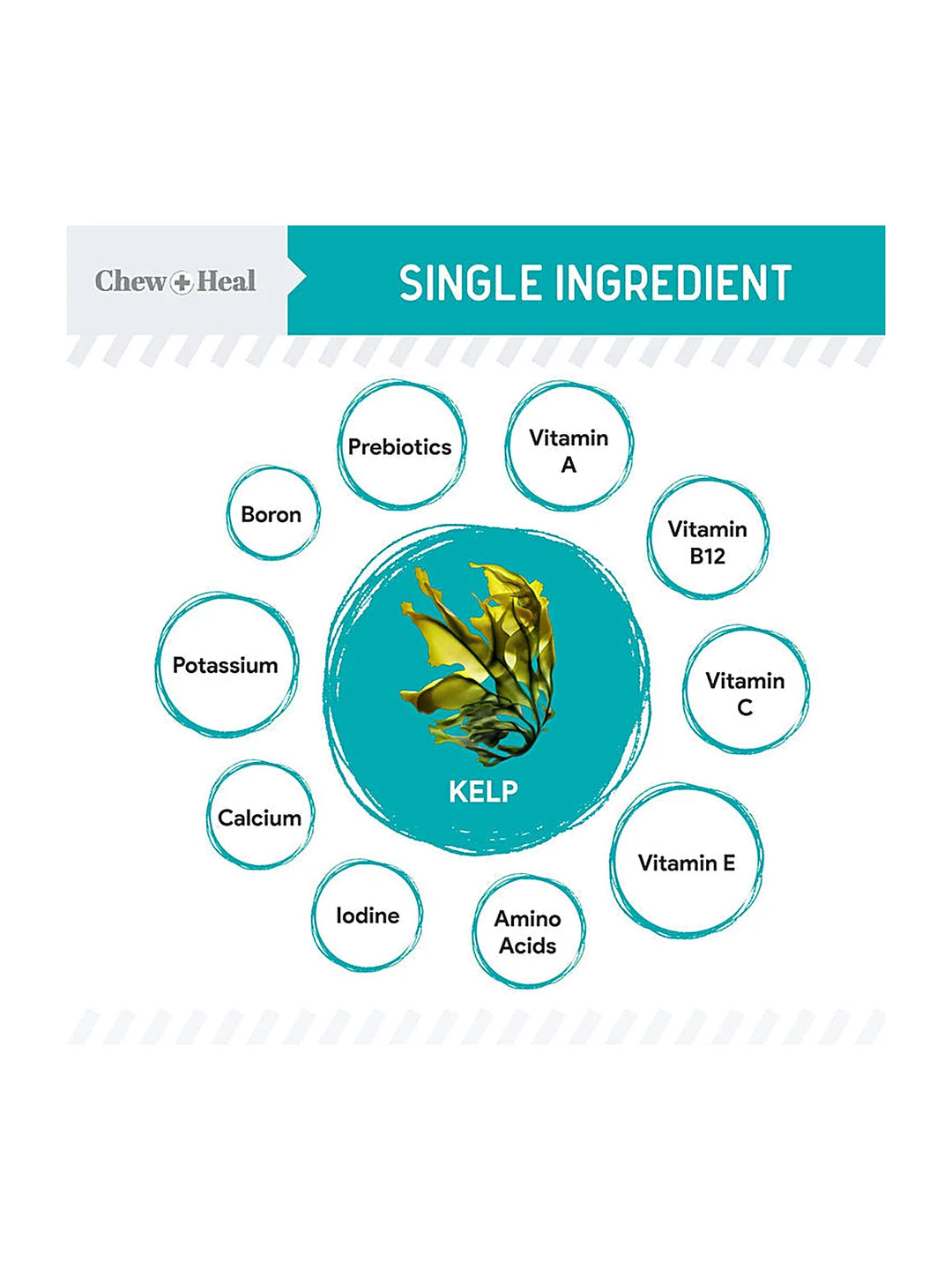 Organic Kelp Marine Superfood Granules Dental Supplement for Dogs
