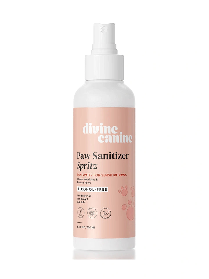 Paw Sanitizer Spritz - Sensitive with Rosewater