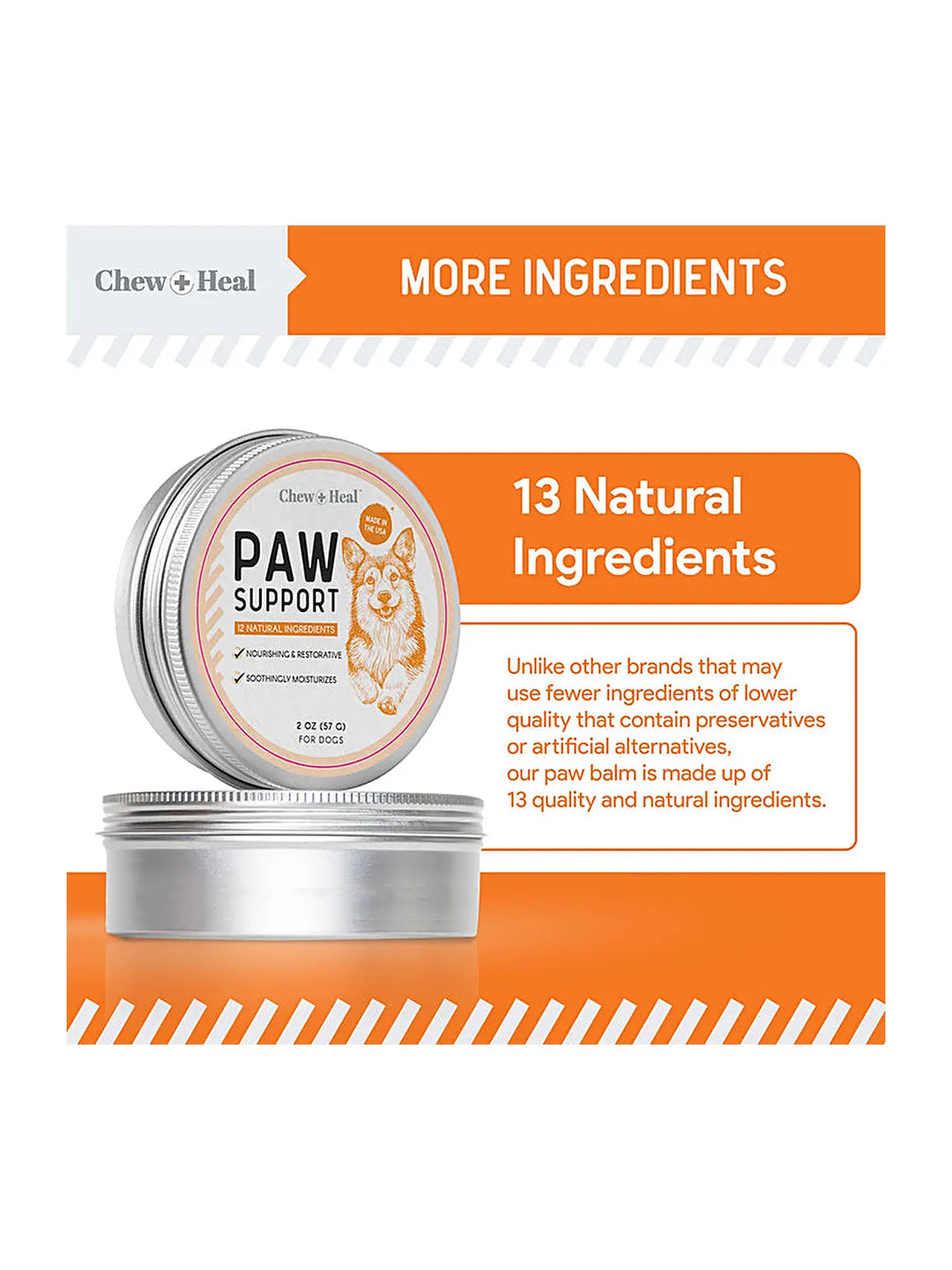 Paw Support Revitalizing Dog Paw Balm