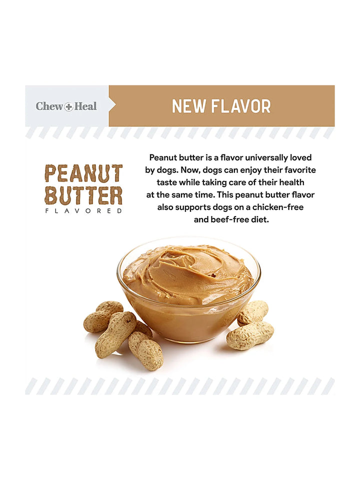 Anxiety + Stress Peanut Butter Flavored Soft Chew Calming Dog Supplement