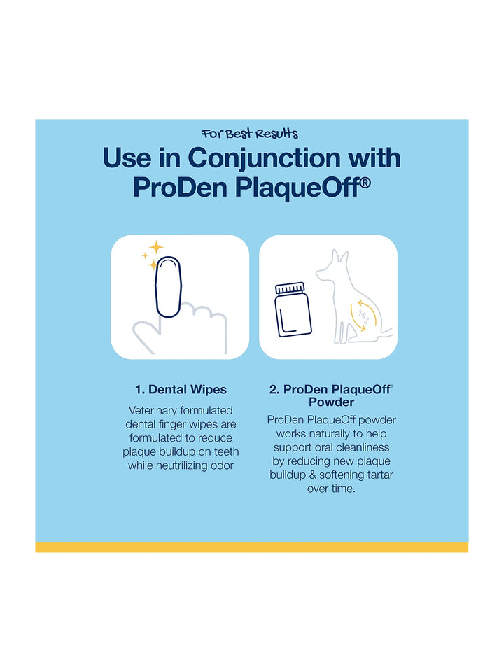ProDen Dental Finger Wipes (50 Wipes)