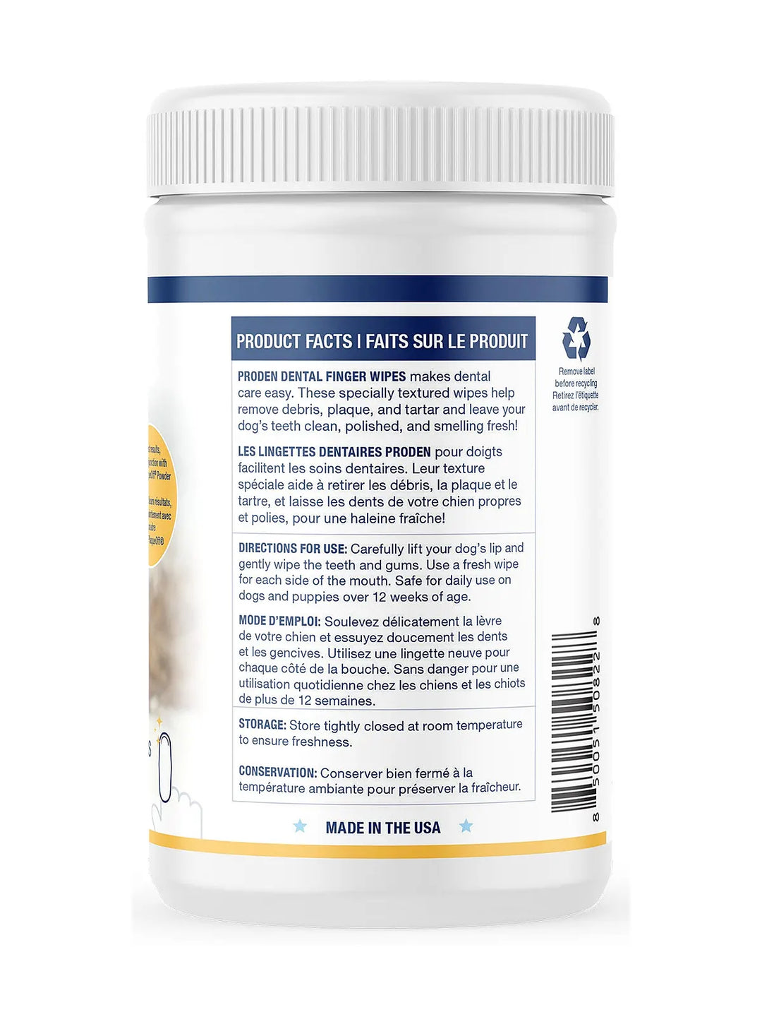 ProDen Dental Finger Wipes (50 Wipes)