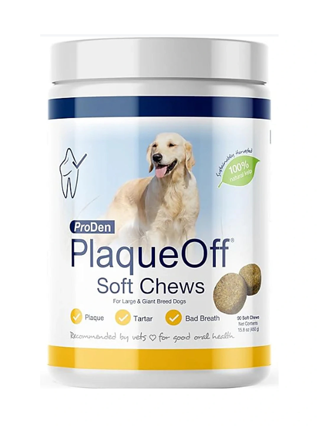 ProDen, PlaqueOff Soft Chews, For Large & Giant Breed Dogs