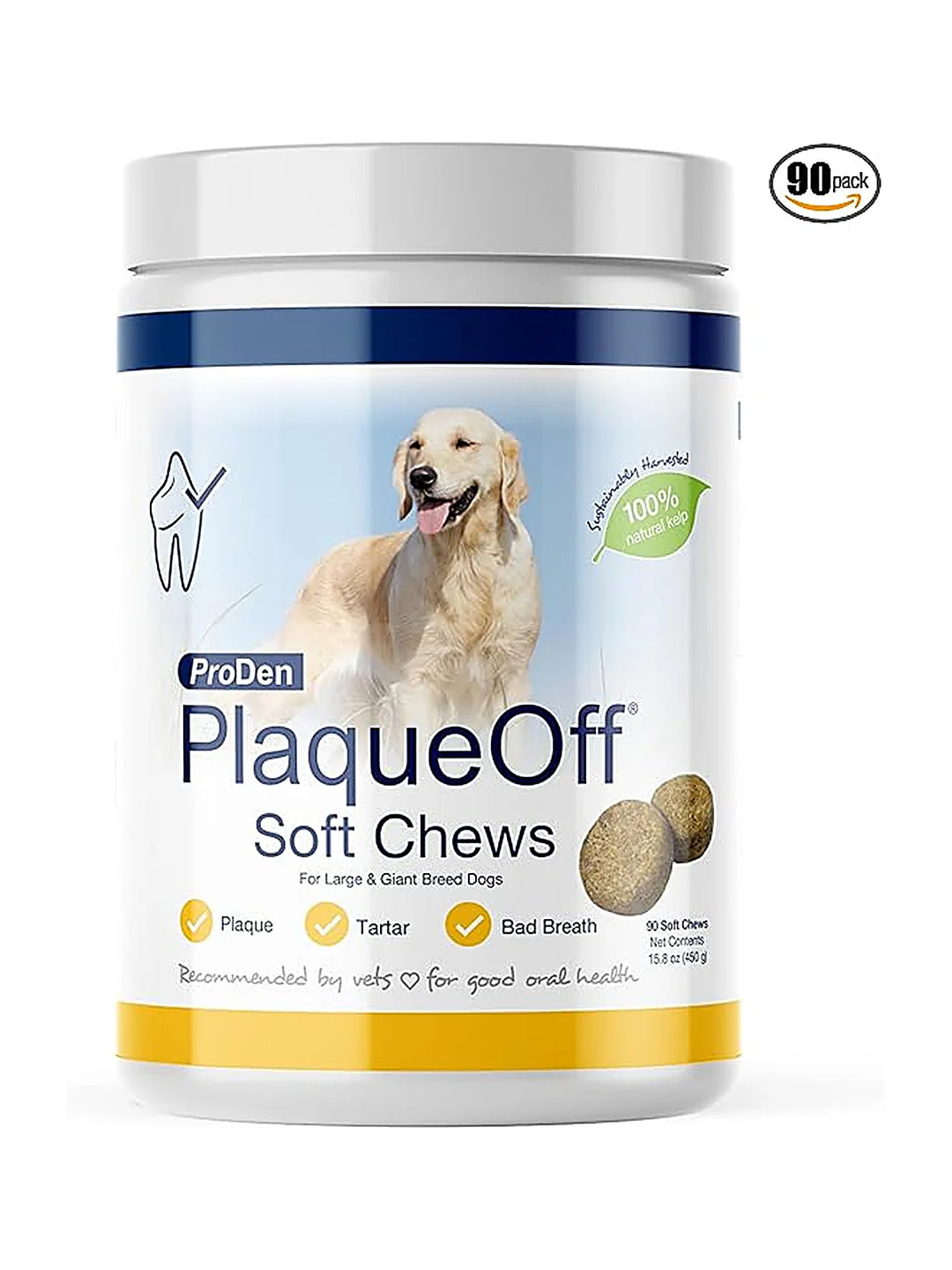 ProDen, PlaqueOff Soft Chews, For Large & Giant Breed Dogs