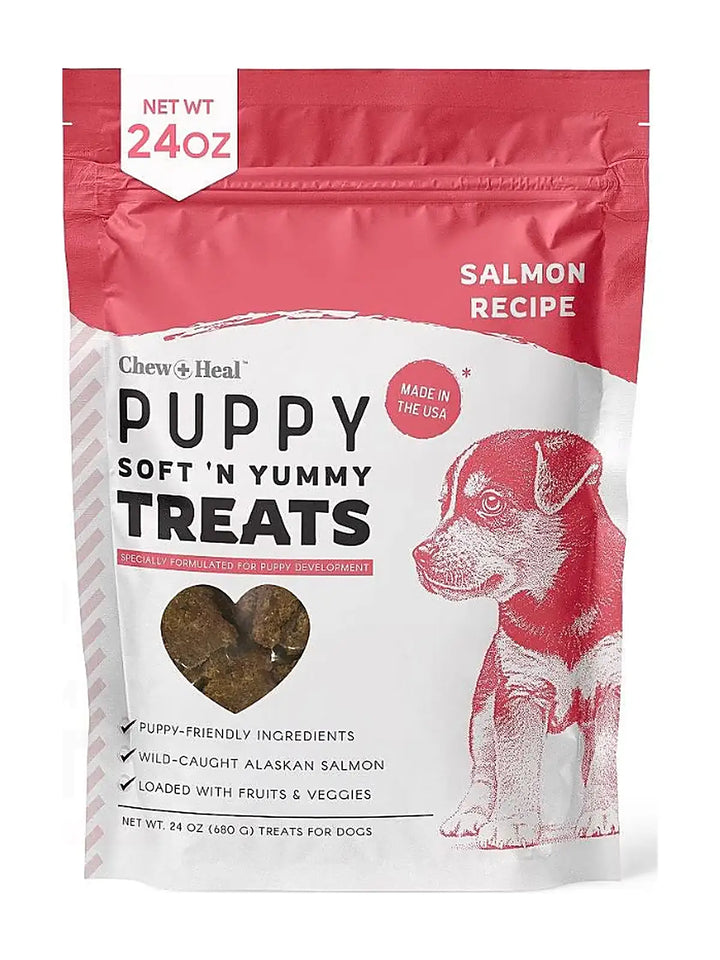 Puppy Soft 'N Yummy Wild Alaskan Salmon Limited Ingredient Jerky Dog Treats