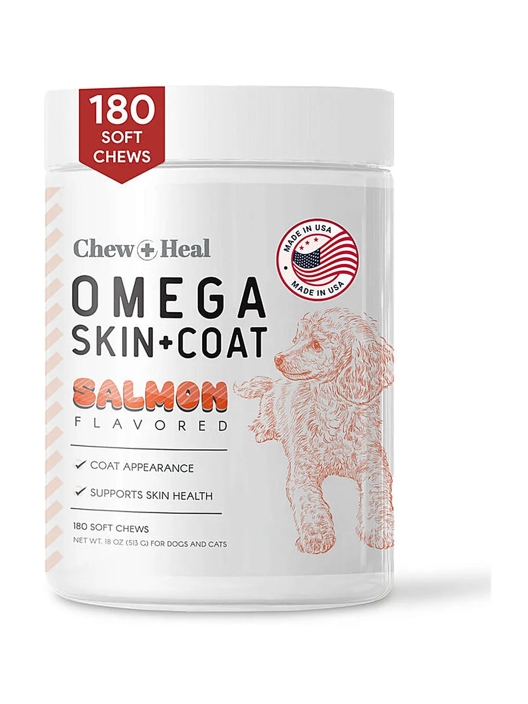 Salmon Omega Skin & Coat Supplement for Dogs