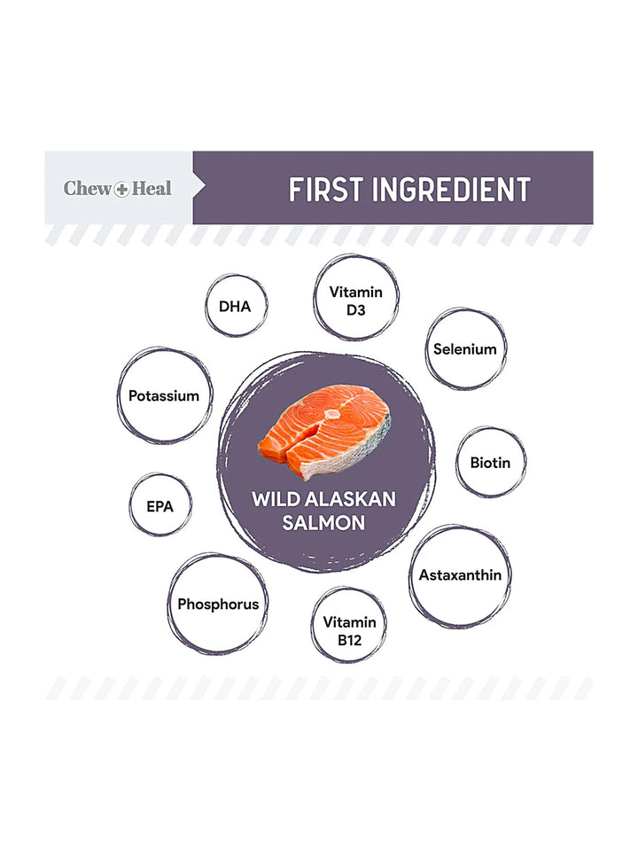 Senior Wild Alaskan Salmon Limited Ingredient Soft Jerky Dog Treats