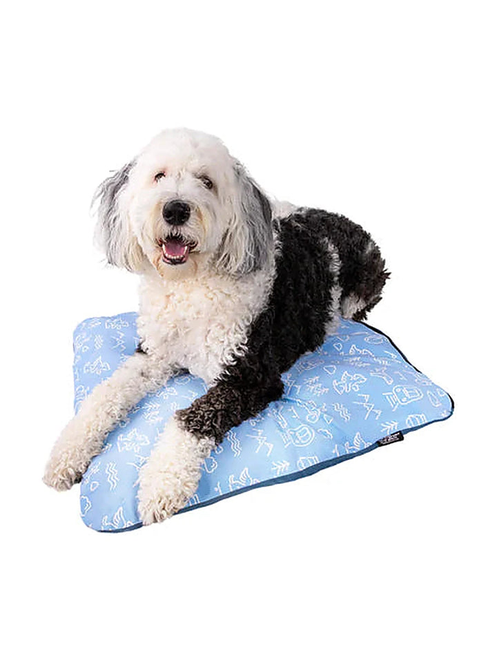 Sleeper - Inflatable Dog Bed with Washable Cover- Blue