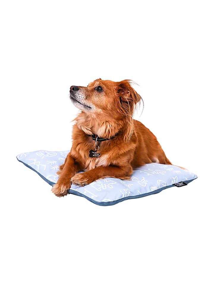 Sleeper - Inflatable Dog Bed with Washable Cover- Blue