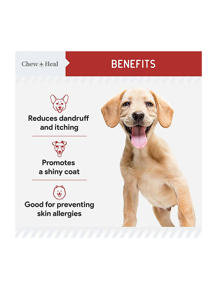 Smoked Bacon Omega Skin + Coat Supplement for Dogs
