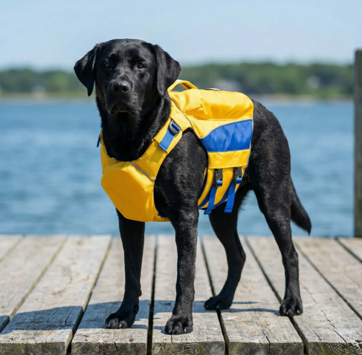Monterey Bay Offshore Dog Life Jacket - Reflective Flotation Vest