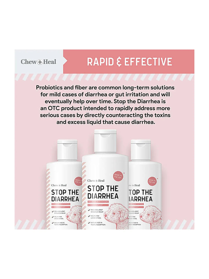 Stop The Diarrhea Liquid Digestive Aid for Dogs 2oz