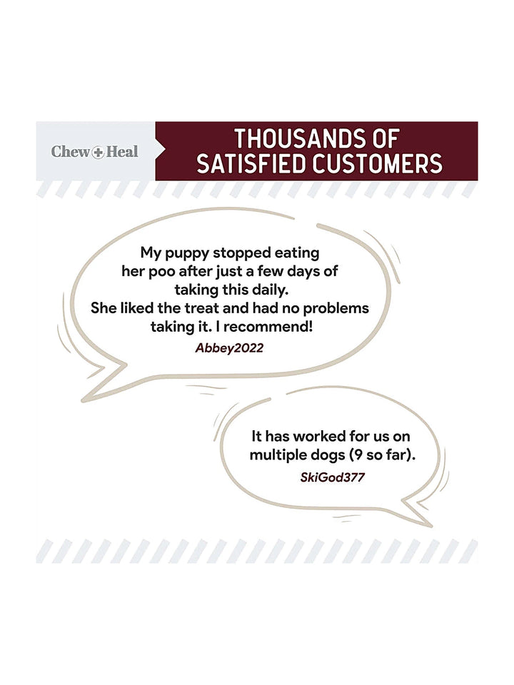 Roasted Lamb Stop The Poo Soft Chew Coprophagia & Digestive Supplement for Dogs