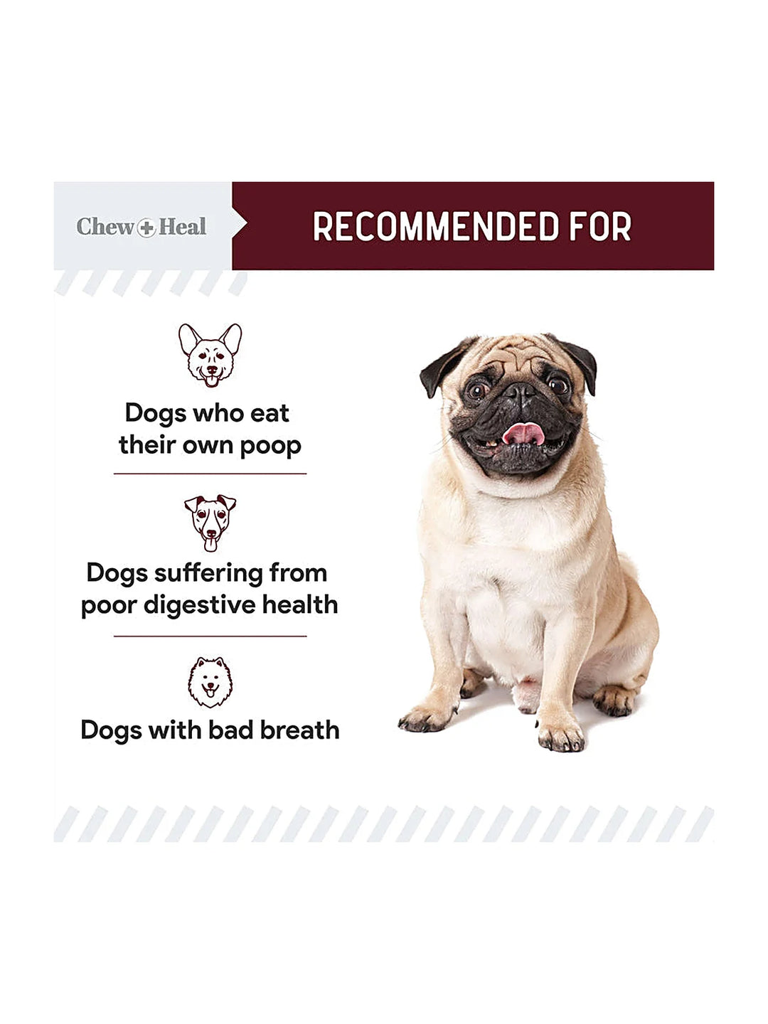 Roasted Lamb Stop The Poo Soft Chew Coprophagia & Digestive Supplement for Dogs