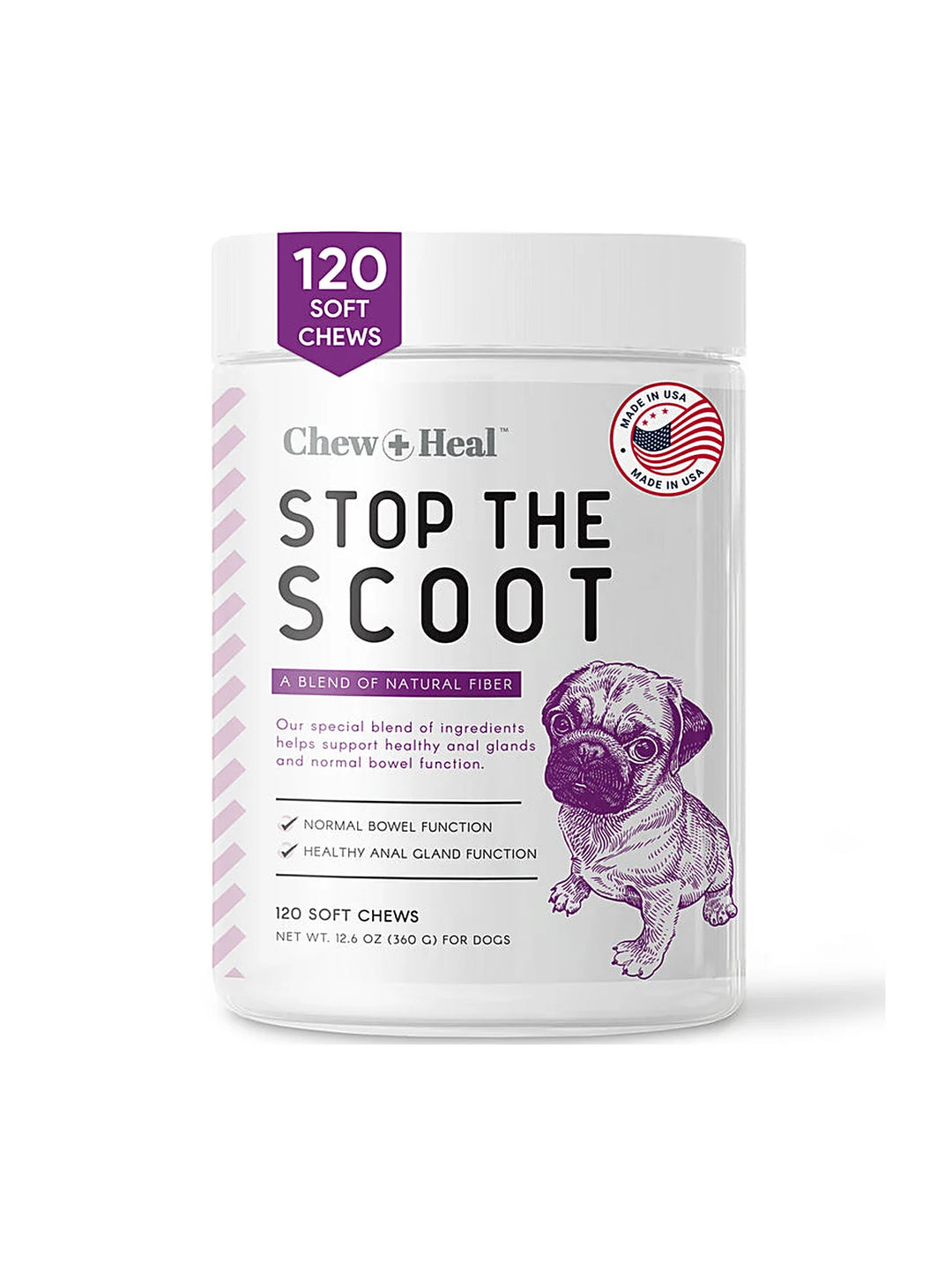 Stop the Scoot Anal Gland Support & Bowel Function Supplement for Dogs - Chews